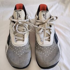 Reebok Nano X white blue orange colors training women's shoes size 8